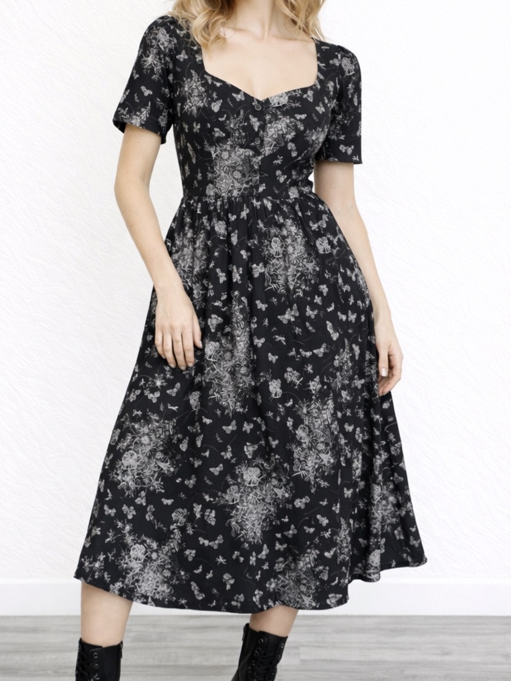 Disturbia Thalia Butterfly Midi Dress 12